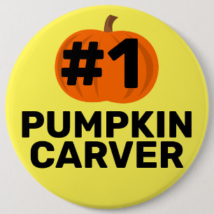 Schaltfläche "First Place Pumpkin Carver" Button