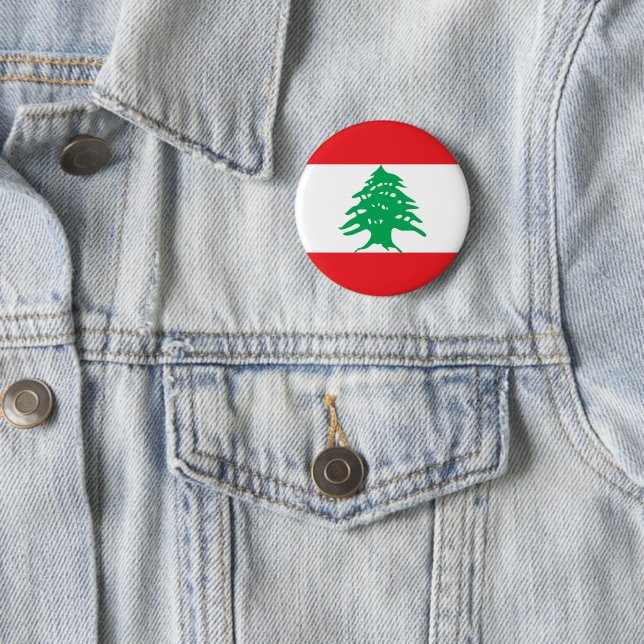 Schaltfläche "Flag Libanon" Button (Beispiel)