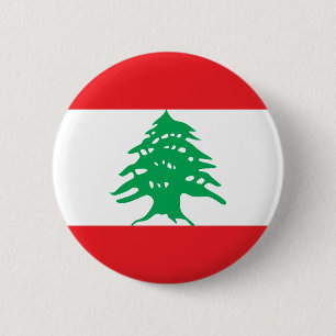 Schaltfläche "Flag Libanon" Button