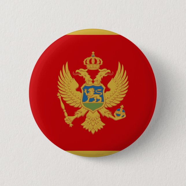 Schaltfläche "Flag Montenegro" Button (Vorderseite)