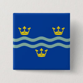 Schaltfläche "Flag of Cambridgeshire (UK-Landkreis Button