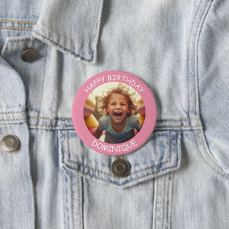 Schaltfläche "Foto und Name Geburtstag" anpassen Button