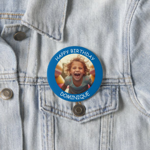 Schaltfläche "Foto und Name Geburtstag" anpassen Button