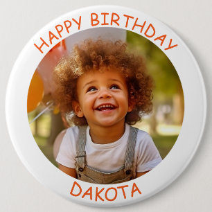 Schaltfläche "Foto und Name Geburtstag" anpassen Button