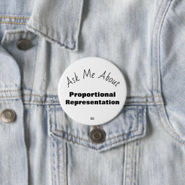 Schaltfläche "frag über proportionale Vertretung" Button