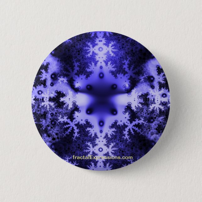 Schaltfläche - Fraktal-Schwamm Button (Vorderseite)