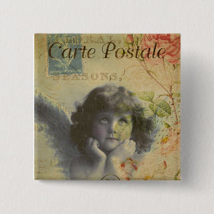 Schaltfläche französische Postkarte Button