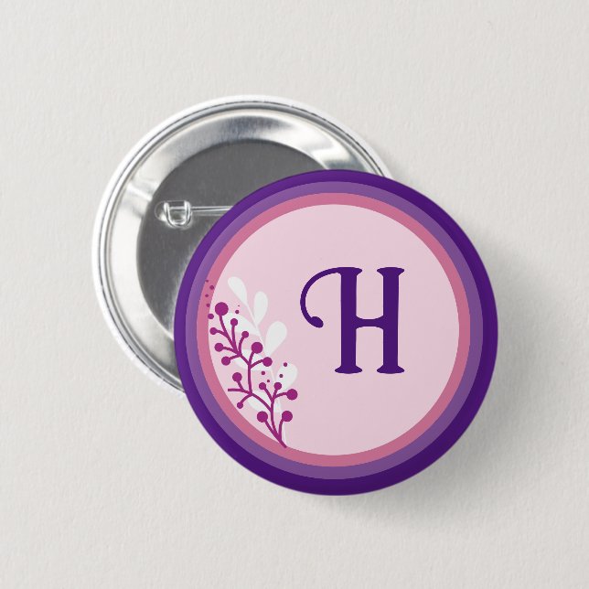 Schaltfläche - Fügen Sie Ihren ersten - Lila hinzu Button (Vorne & Hinten)