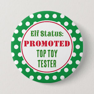 Schaltfläche "Funny Christmas Elf Award" Button