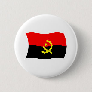Schaltfläche für Angola-Flagge Button