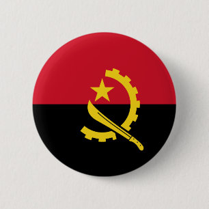 Schaltfläche für Angola-Flagge Button