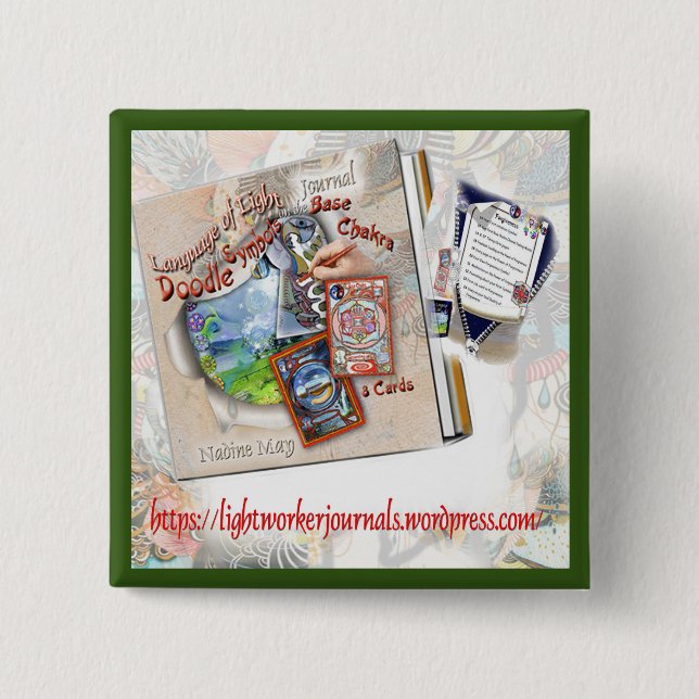 Schaltfläche für Basischakra Button (Vorderseite)