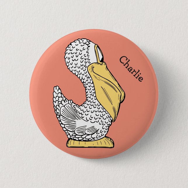 Schaltfläche für benutzerdefinierte Pelican Illust Button (Vorderseite)