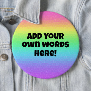 Schaltfläche für benutzerdefinierten Regenbogen Button