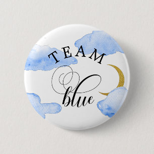 Schaltfläche für blaues Watercolor-Team Button