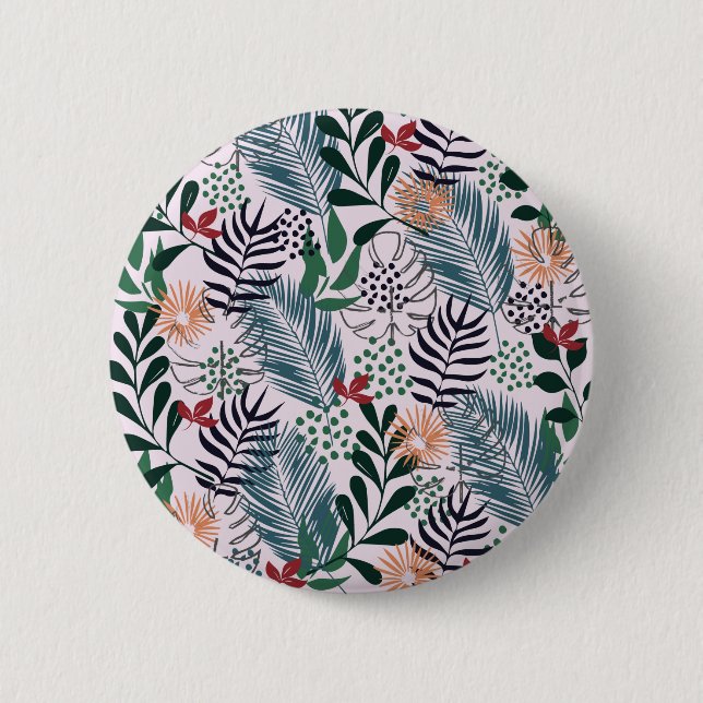 Schaltfläche für Blumenmuster Button (Vorderseite)