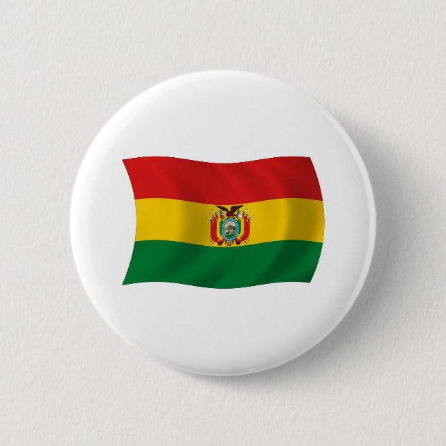 Schaltfläche für Bolivien Button (Vorderseite)