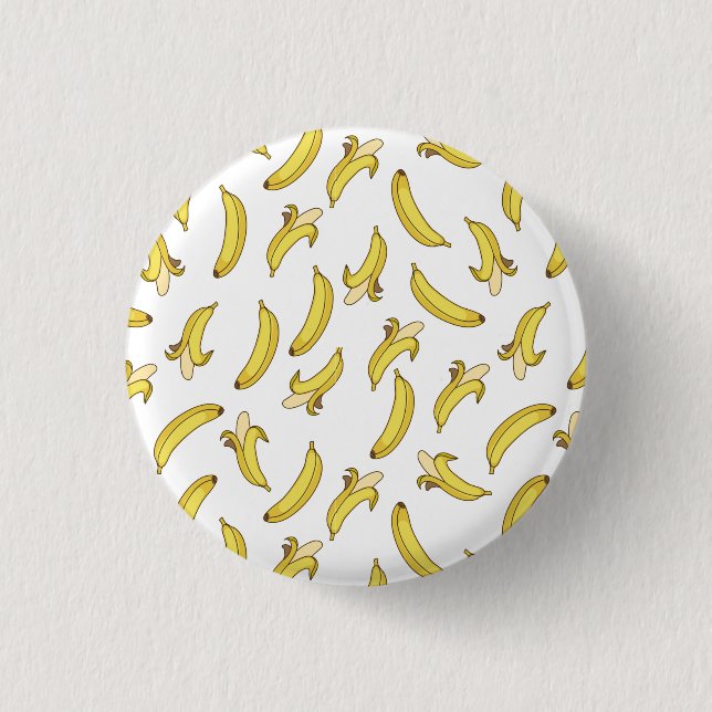 Schaltfläche für das Bananenmuster Button (Vorderseite)
