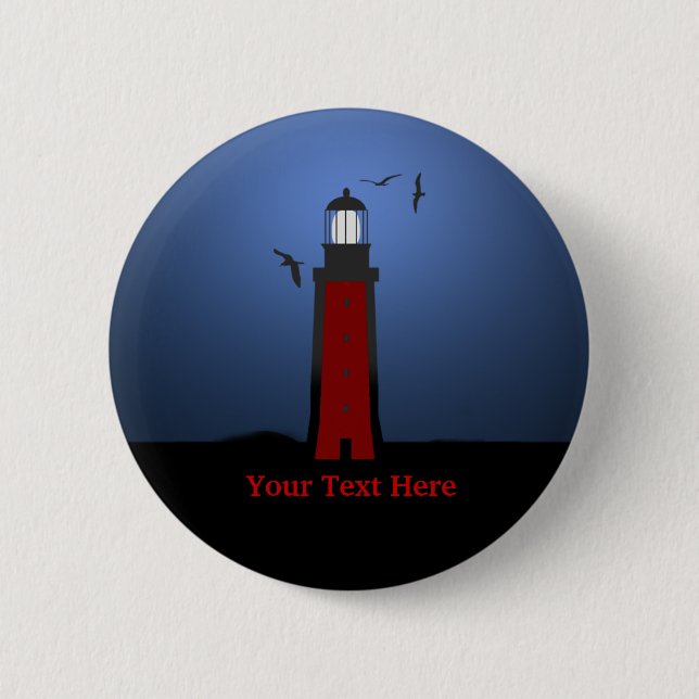 Schaltfläche für das benutzerdefinierte Leuchtturm Button (Vorderseite)
