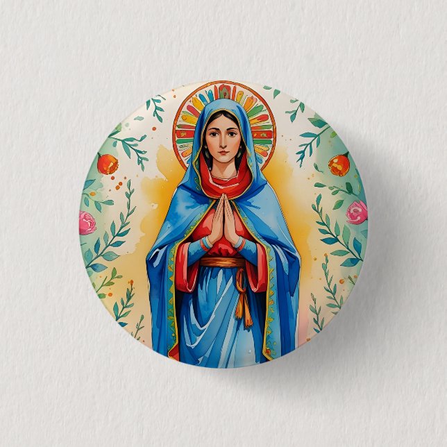 Schaltfläche für das benutzerdefinierte Saint Mary Button (Vorderseite)