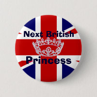 Schaltfläche für das britische Button Princess Cro