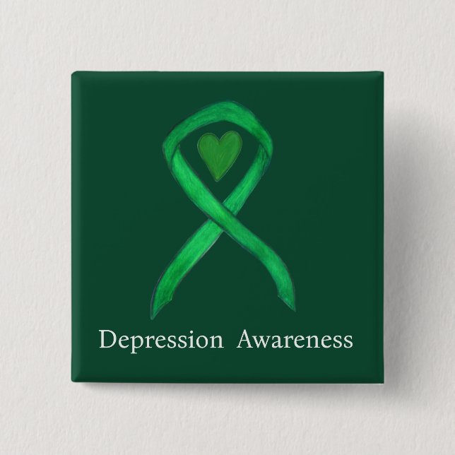 Schaltfläche für das Button "Depression Awareness  (Vorderseite)
