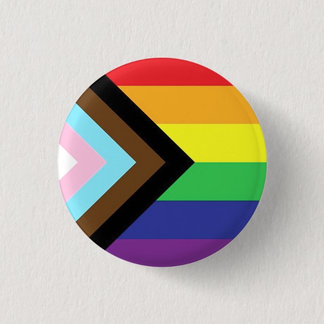Schaltfläche für das Button "Gay Pride-Flag für de (Vorderseite)