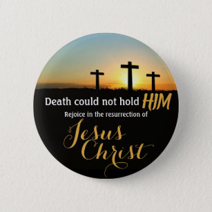 Schaltfläche für das Button Jesus Oaster Cross Auf