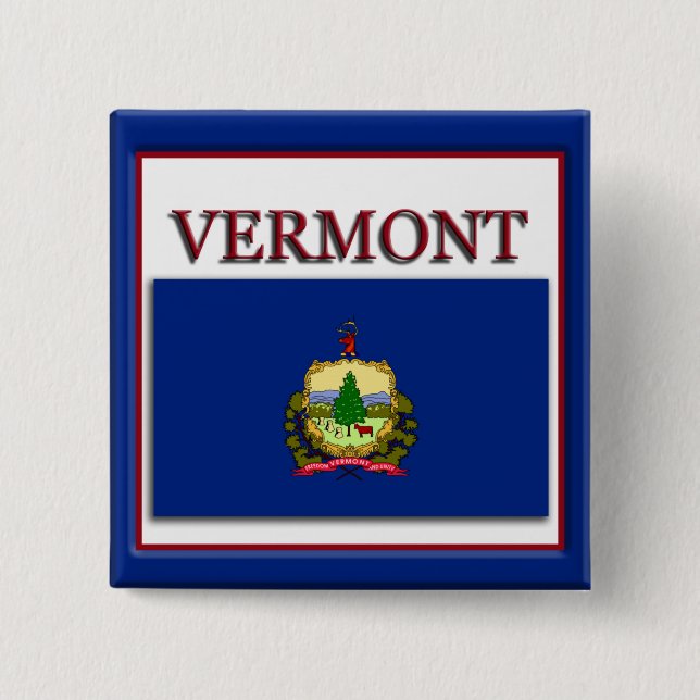 Schaltfläche für das Design von Lüftern im Vermont Button (Vorderseite)