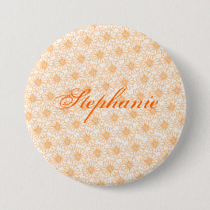 Schaltfläche für das Feld der Milchsorten, Orange- Button