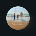 Schaltfläche für das Foto mit benutzerdefiniertem  Button<br><div class="desc">Benutzerdefinierte Foto- und Textschaltflächen - Einzigartiges Design - Personalisierte Familie / Freunde oder Persönliches Tastengeschenk - Hinzufügen von Text und Foto - Vergrössern und verschieben Sie Elemente mit dem Anpassungs-Tool ! Wählen Sie Schriftart / Größe / Farbe! Viel Glück - Seien Sie glücklich :)</div>