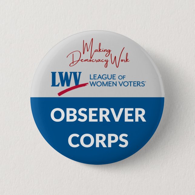 Schaltfläche für das LWV-Beobachterkorps Button (Vorderseite)