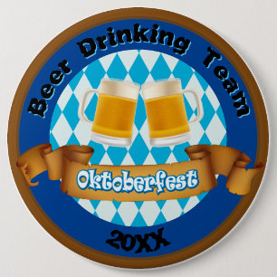 Schaltfläche für das Oktoberfest-Bierteam Button