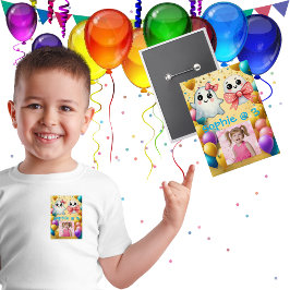 Schaltfläche für das Party des niedlichen Pastell- Button