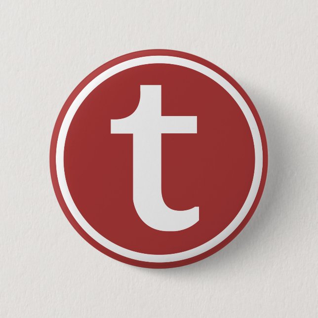 Schaltfläche für das T-Logo Button (Vorderseite)