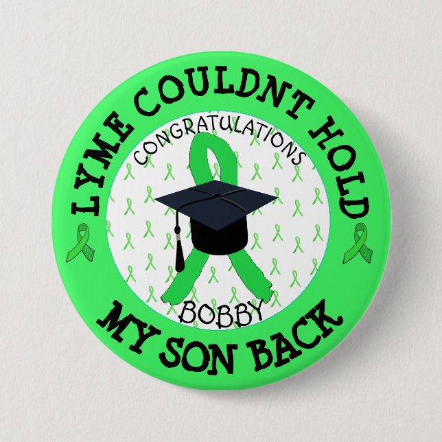 Schaltfläche für den Abschluss Proud Lyme Button (Vorderseite)