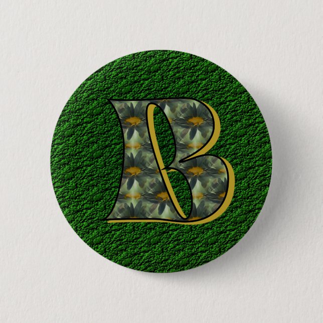 Schaltfläche für den Anfangsbuchstaben B Button (Vorderseite)