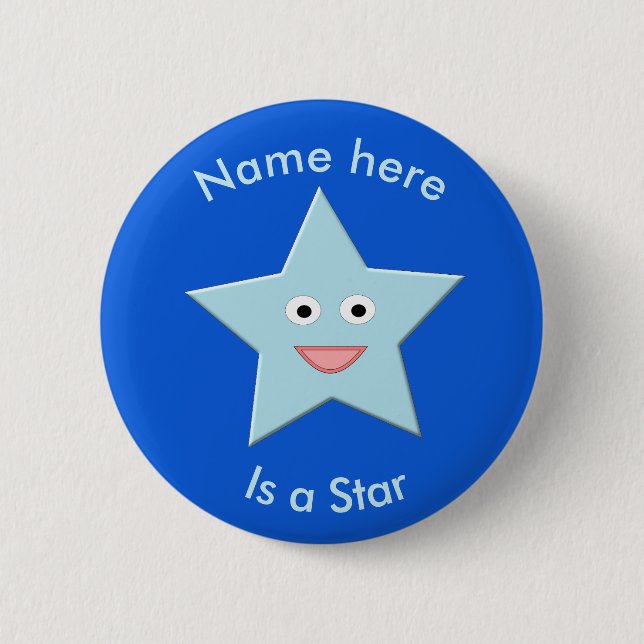 Schaltfläche für den benutzerdefinierten blauen Ce Button (Vorderseite)