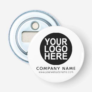 Schaltfläche für den Button mit dem Firmenlogo Flaschenöffner