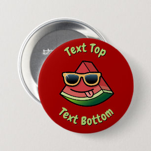 Schaltfläche für den Cartoon Watermelon Button