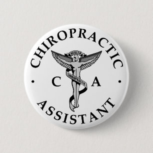 Schaltfläche für den Chiropraktischen Assistente Button