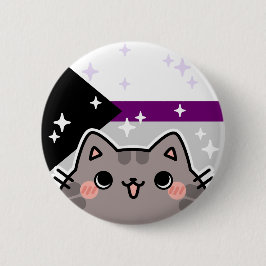 Schaltfläche für den Flag "Demisexual LGBT Pride" Button
