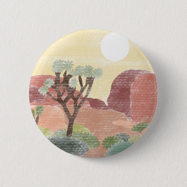 Schaltfläche für den Nationalpark Joshua Tree Button (Vorderseite)