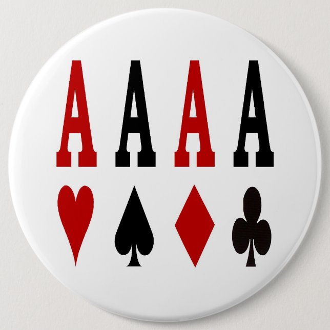 Schaltfläche für den Poker 4 Asse Button (Vorderseite)