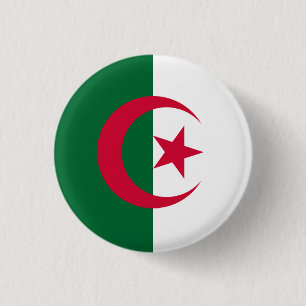 Schaltfläche für die algerische Flagge Button