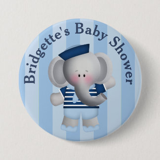 Schaltfläche für die Babydusche des Seglers Button
