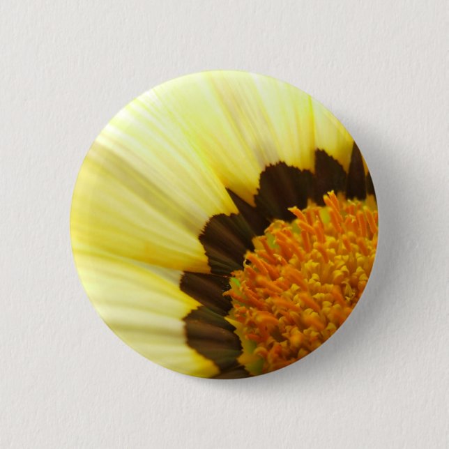 Schaltfläche für die Blume von Gazania Button (Vorderseite)