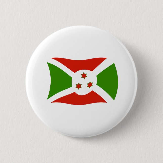 Schaltfläche für die Burundi-Flagge Button (Vorderseite)