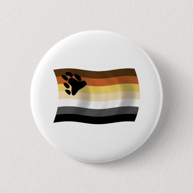 Schaltfläche für die Fahne der Bärenbruderschaft Button (Vorderseite)
