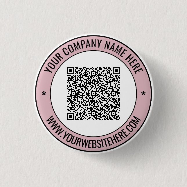Schaltfläche für die Farbwerbung der QR-Code-Websi Button (Vorderseite)